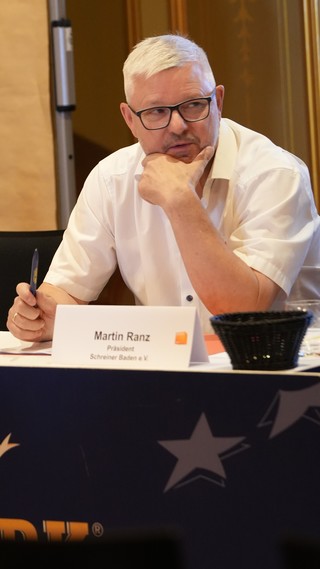 Martin Ranz, Präsident Schreiner Baden